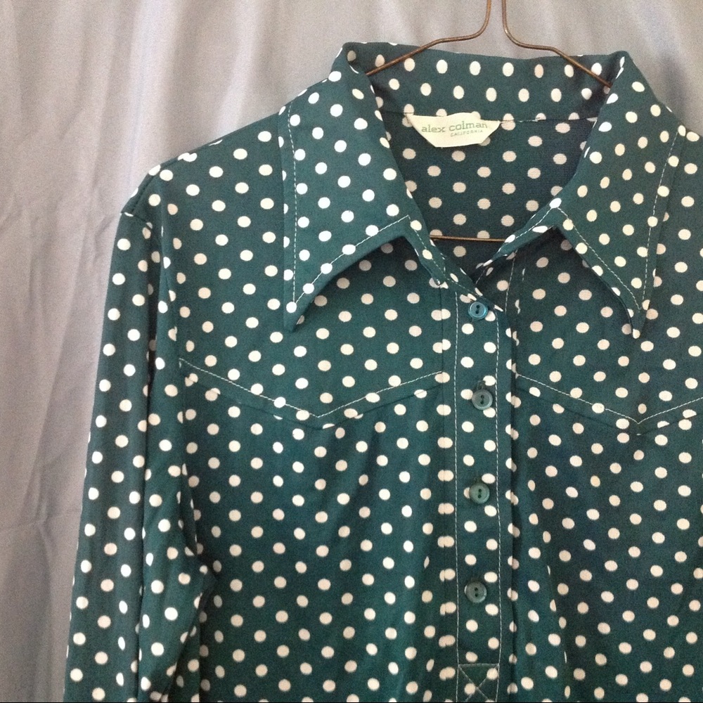 1970s ALEX COLEMAN western style blouse